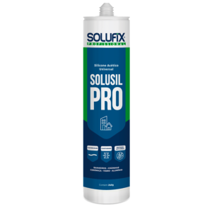 Silicone Solusil Pro - Silicone acético para vedação