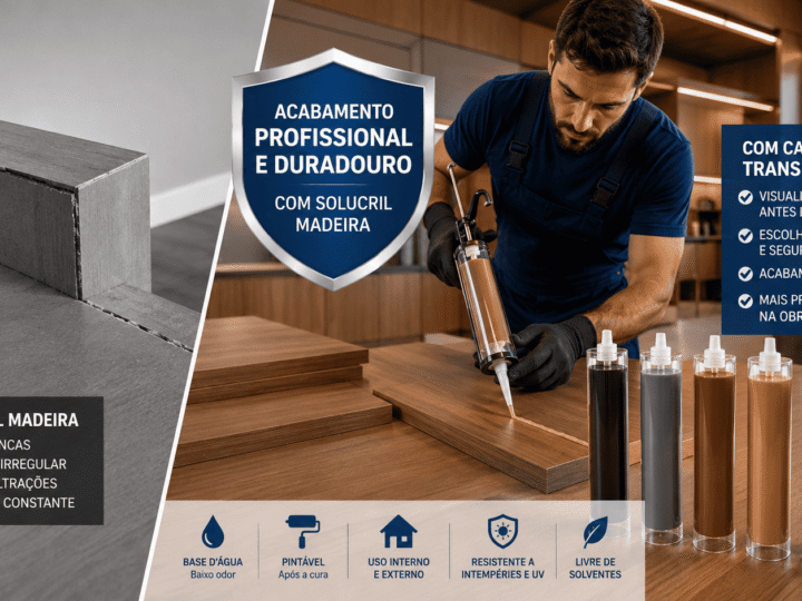 Solucril Madeira: agora com cartucho transparente